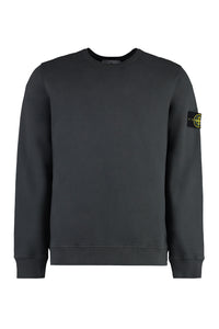 Cotton crew-neck sweatshirt